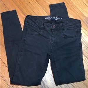 Army green jeggings